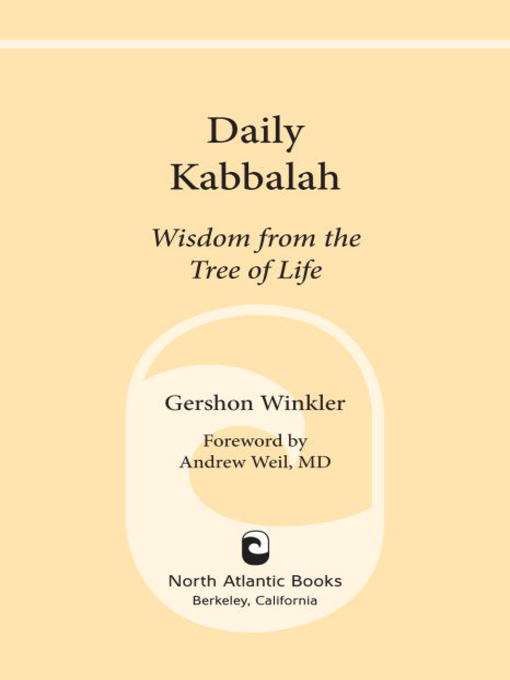 Title details for Daily Kabbalah by Gershon Winkler - Available